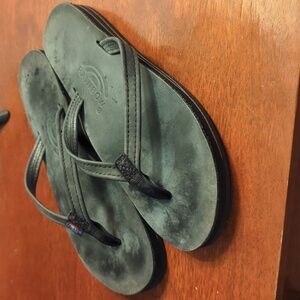 Black Rainbow Flipflops